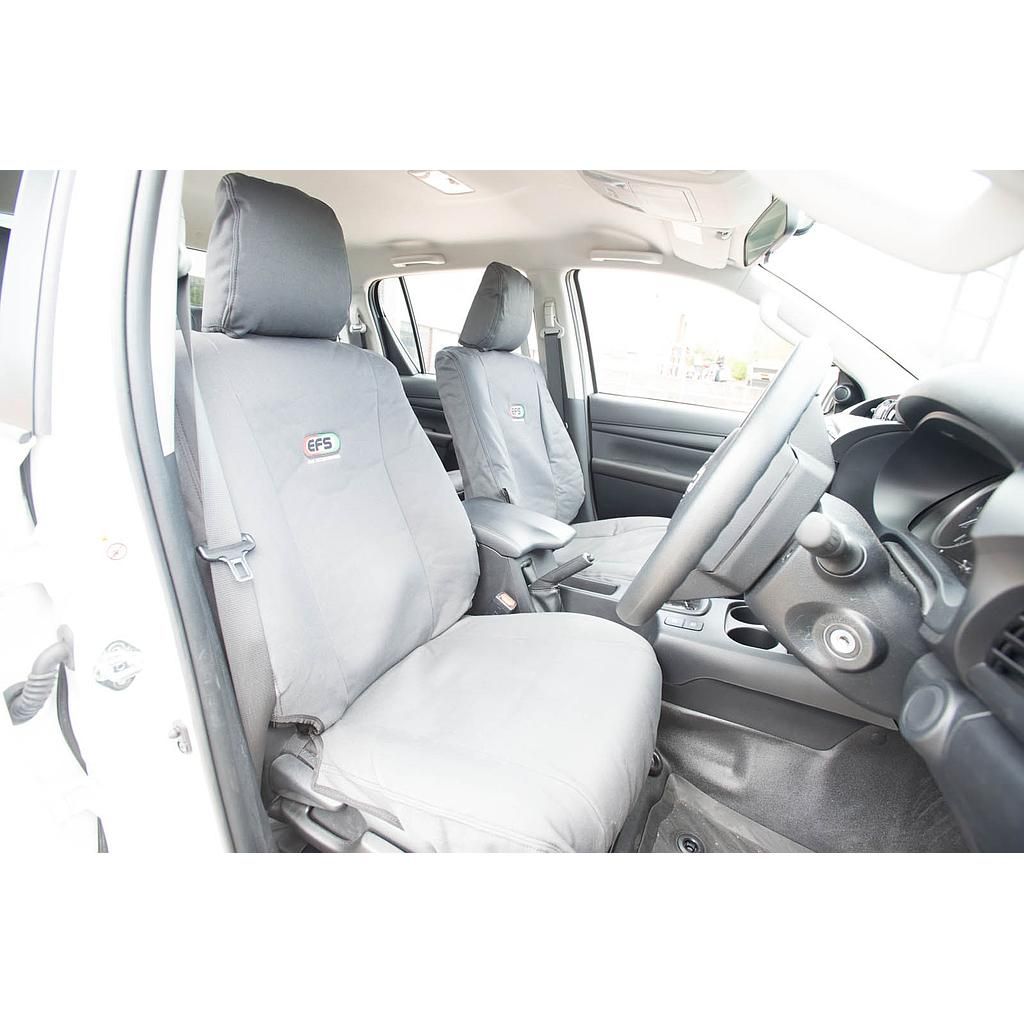 EFS Front Canvas Seat Cover to suit FORD RANGER PX1,2,3, EVEREST & MAZDA BT-50