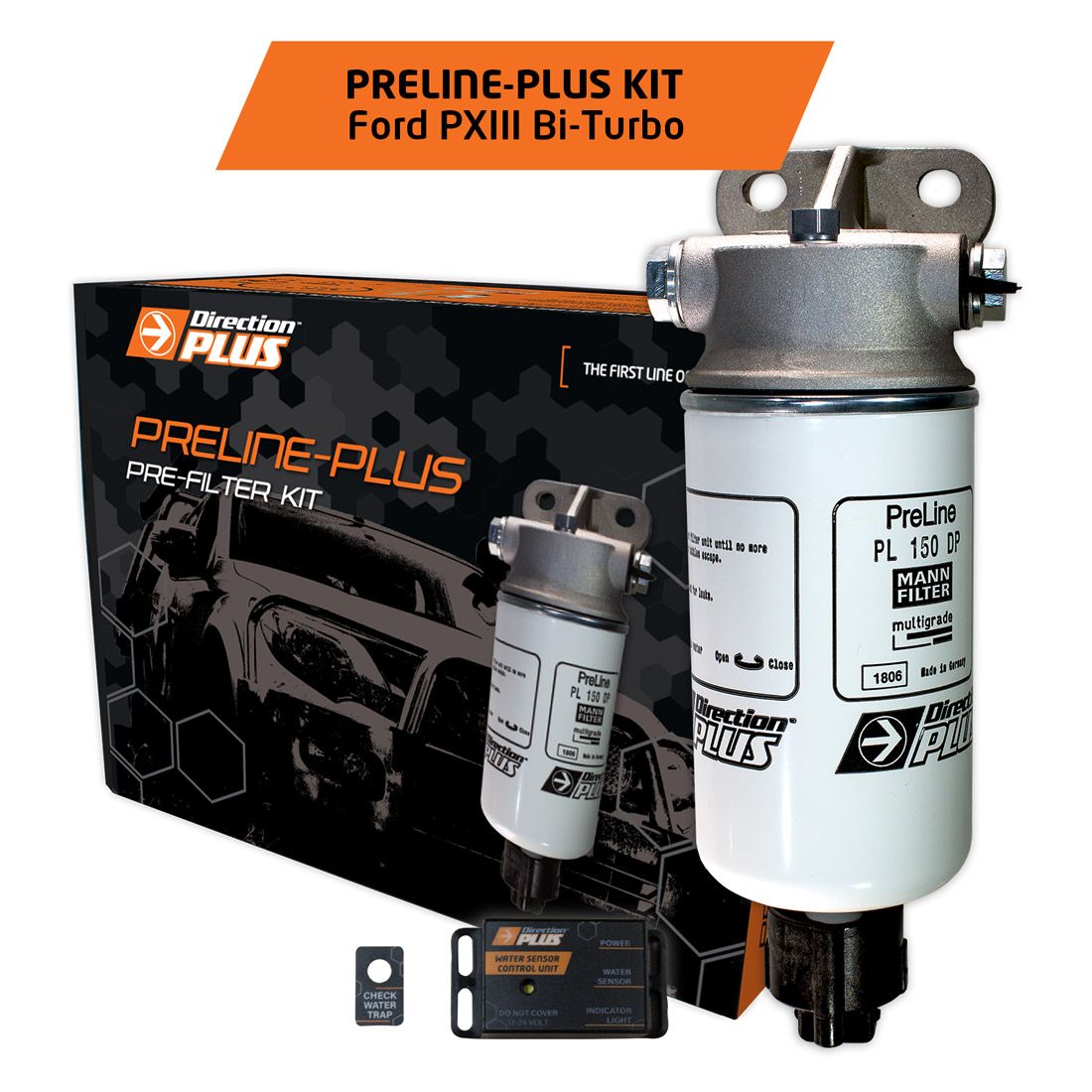 PreLine-Plus Pre-Filter Kit TO SUIT FORD PXIII BI-TURBO