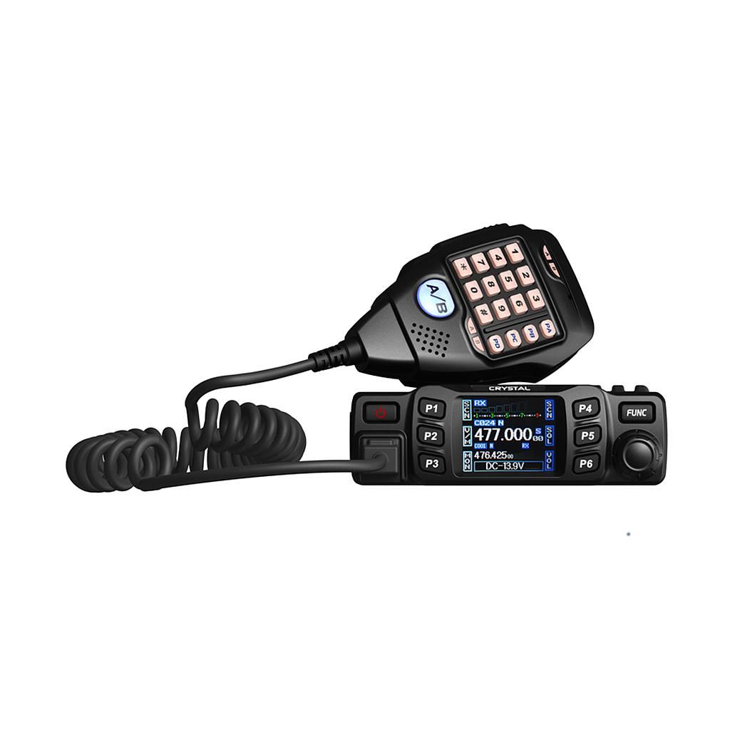 Crystal Mobile DB477I 5W Professional In Car UHF CB Radio