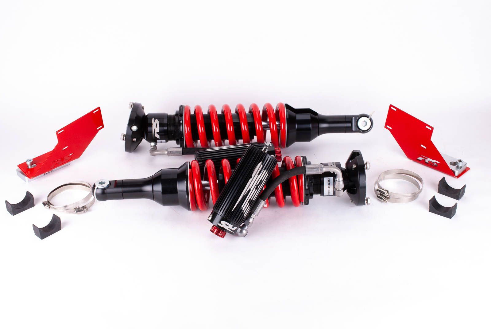 VMN Red Springs Remote Reservoir Full car suspension set to Suit  Toyota Hilux N70/KUN26/Vigo (4 Shocks)