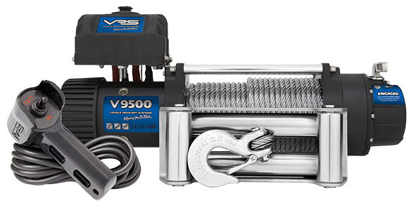 VRS 9500  4WD Winch with Wire rope