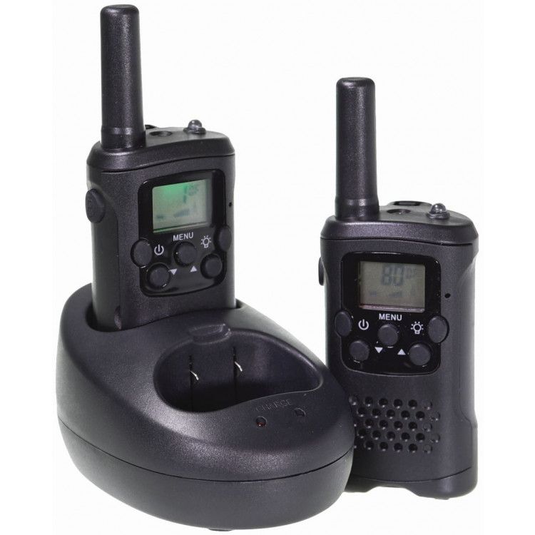 Crystal Mobile - 1W Handheld UHF CB Radio - Twin Pack - Rechargeable