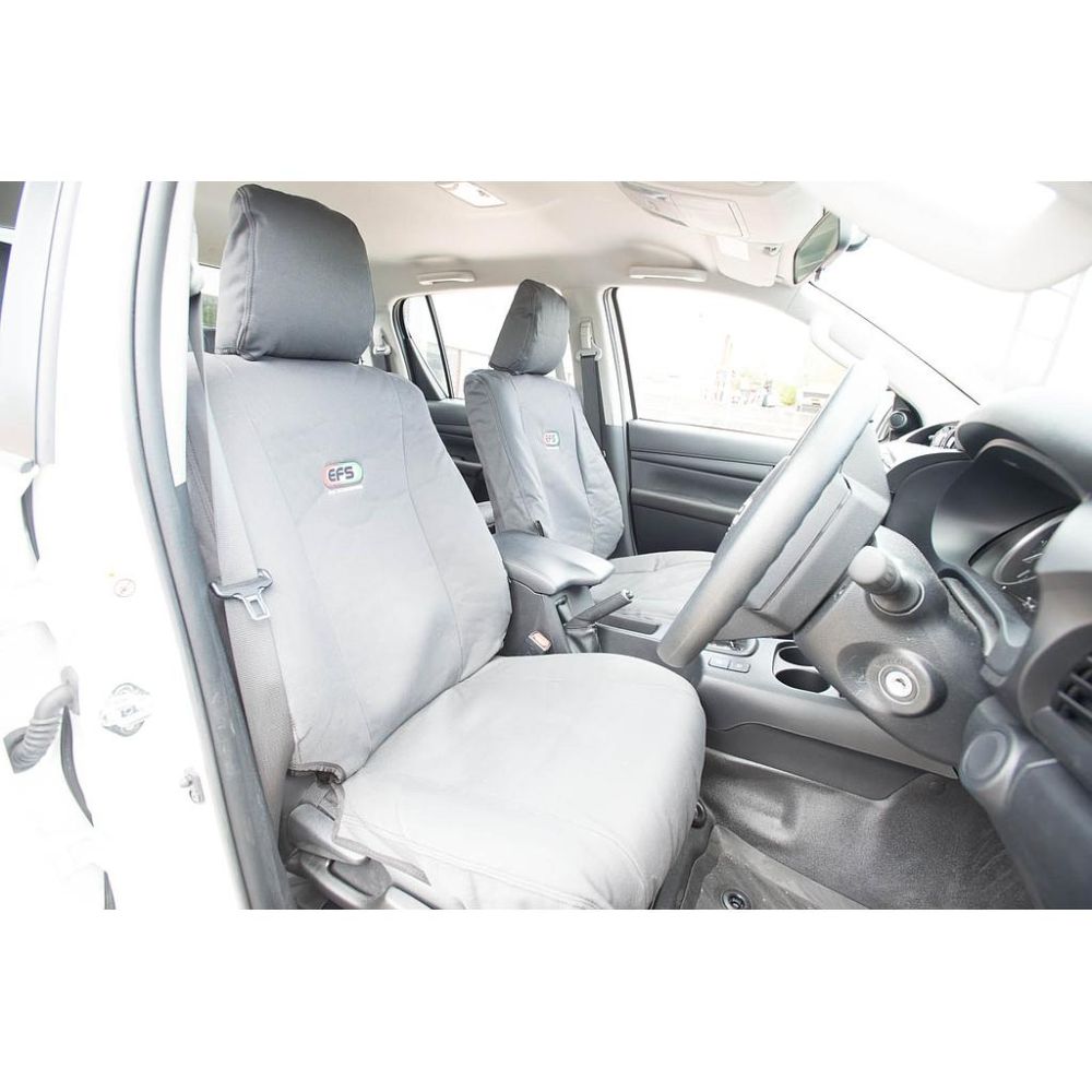 EFS Front Canvas Seat Cover to suit HOLDEN COLORADO/ISUZU DMAX(2012-ON)