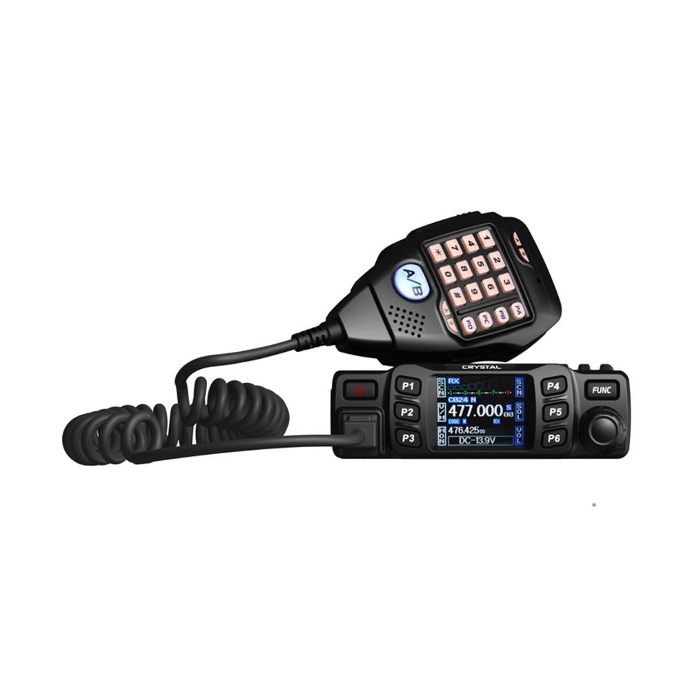 Crystal Mobile DB477I 5W Professional In Car UHF CB Radio
