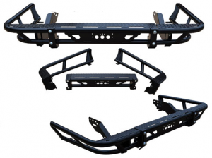 VMN's rear step bars help improve your clearance, chequer-plate step convenience, and departure angles. 